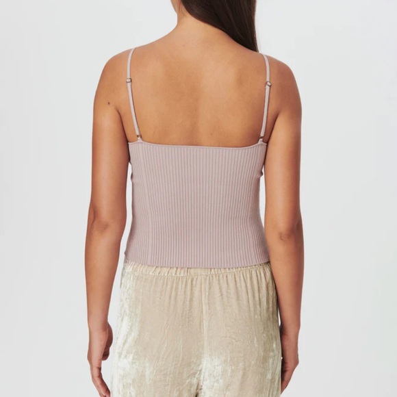LIAT KNIT SINGLET MUSHROOM by ROWIE the label - Picture 5 of 11